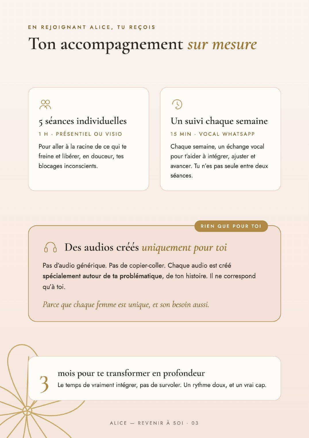 Plaquette Alice, page 3