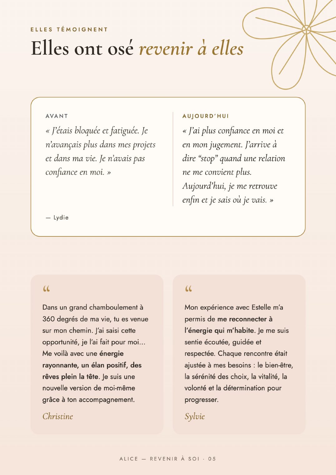 Plaquette Alice, page 5