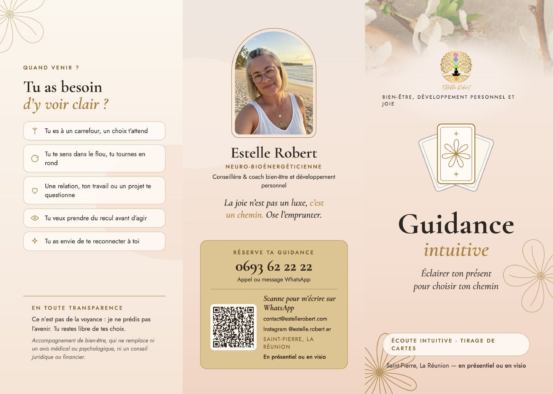 Plaquette Guidance intuitive, recto